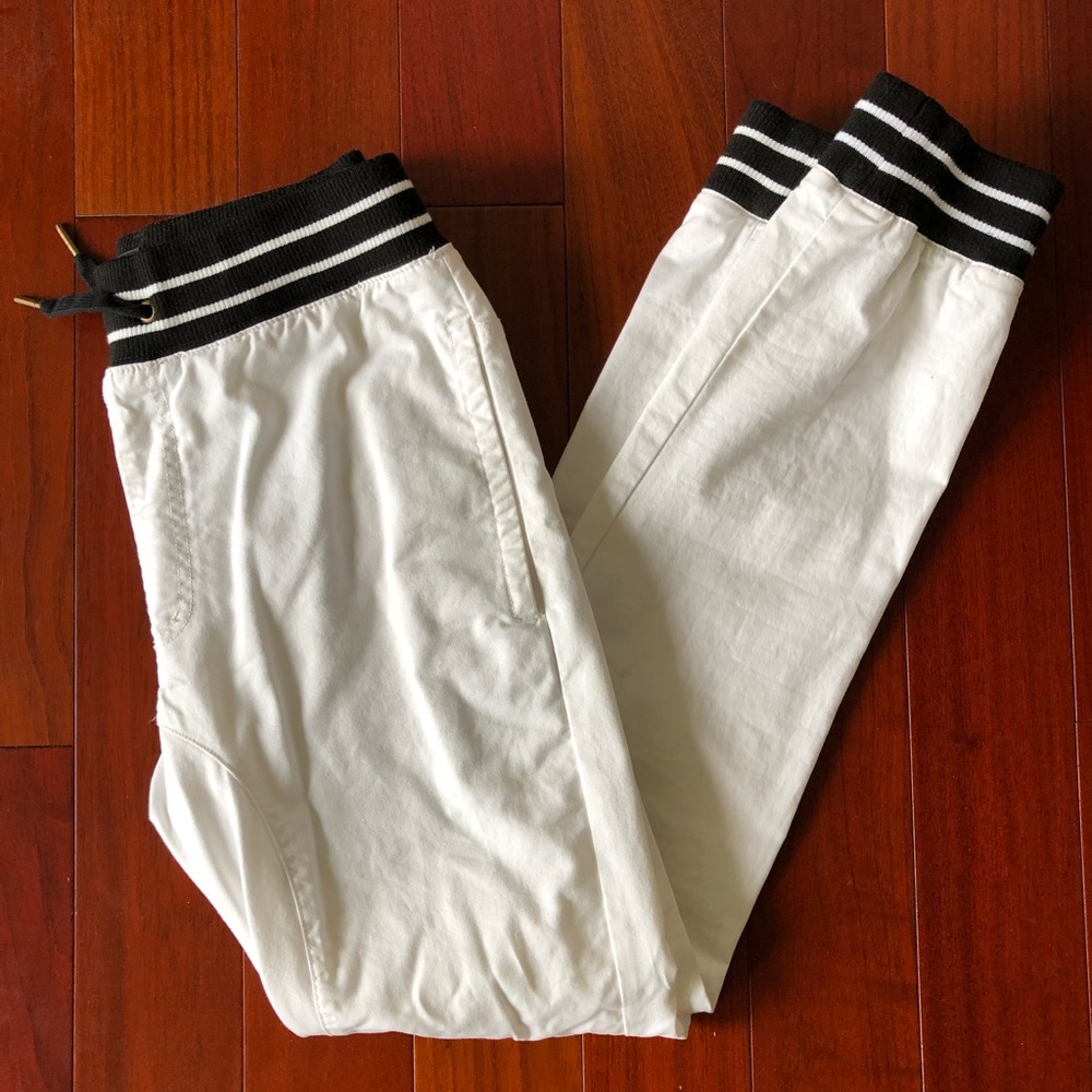 White Joggers